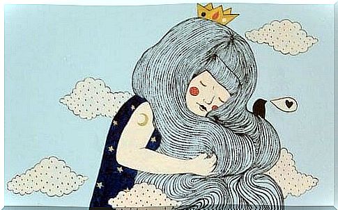 illustration-princess-in-the-clouds