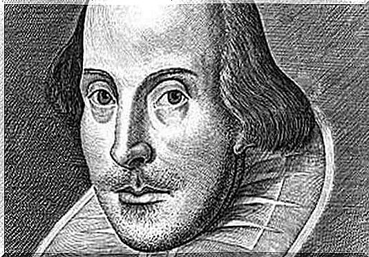 Charcoal drawing by Shakespeare.